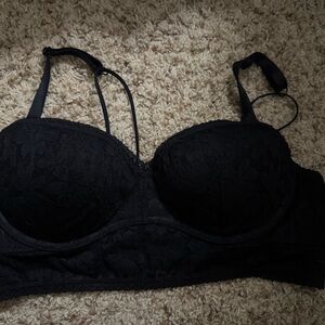 PINK Victoria's Secret Black Lace Bra